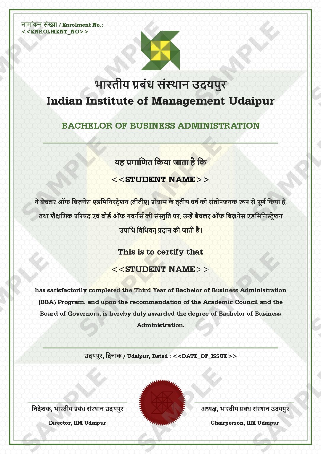 BBA Degree - Year 3